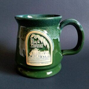 Deneen Pottery Green Coffee Mug